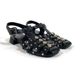 Cecelia New York Gigi Embellished Fisherman Flats